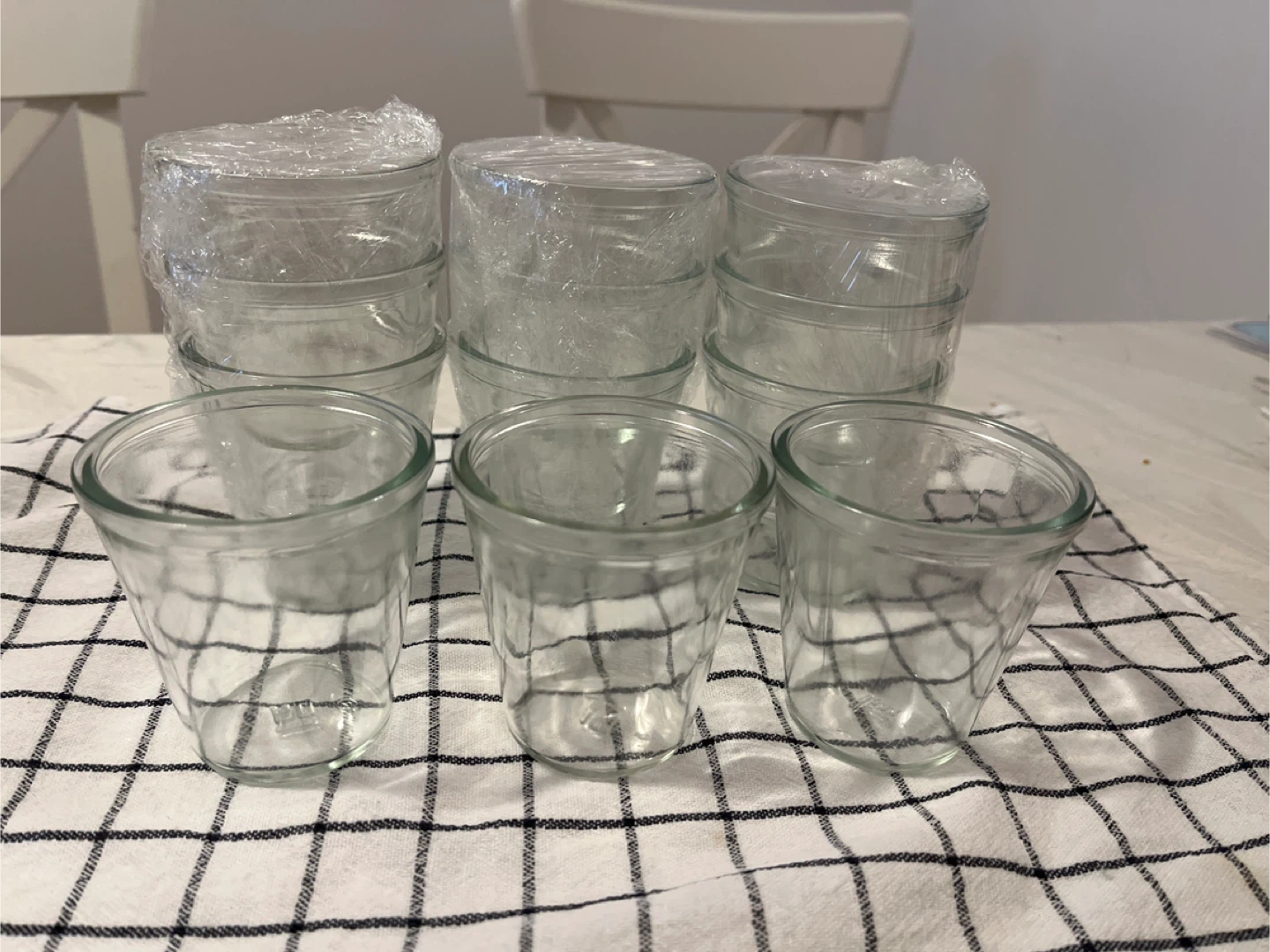 Set of 15 Clear Glasses