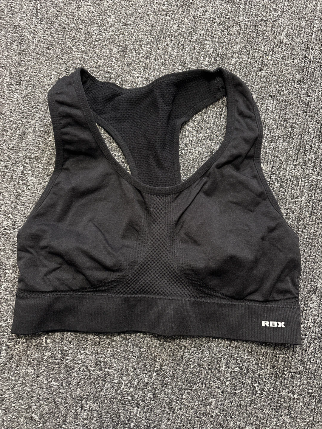 RBX Black Sports Bra