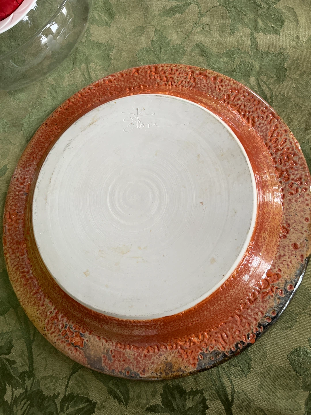 Handmade PIER 1 Ceramic Plate by Elora - photo 2