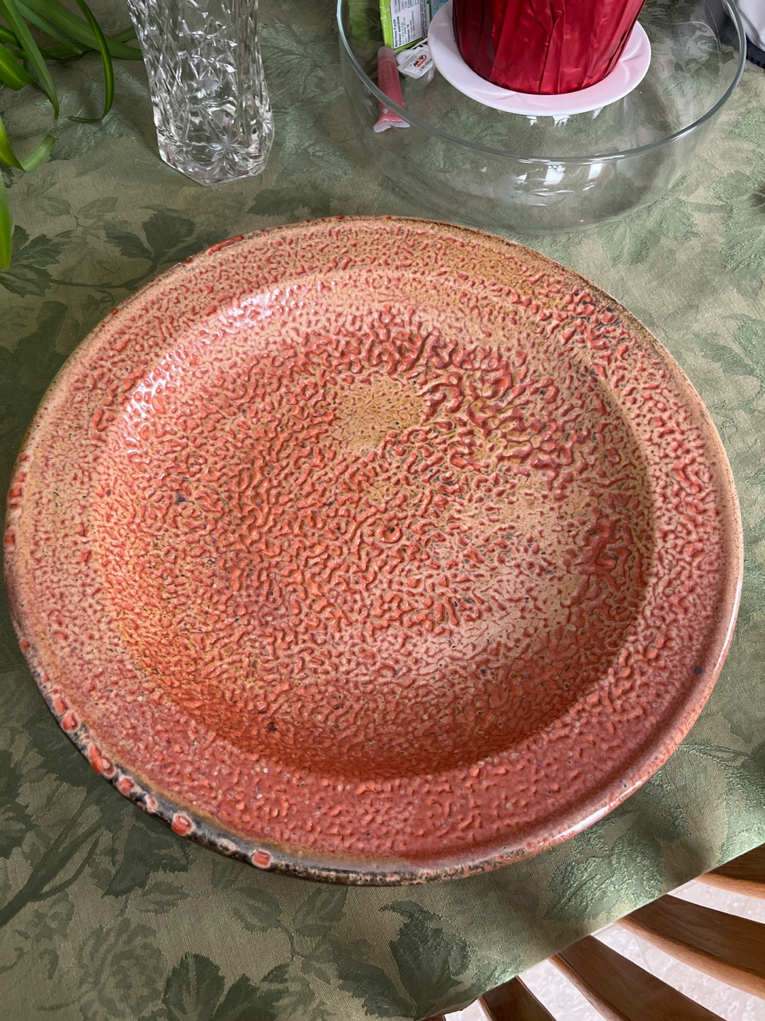 Handmade PIER 1 Ceramic Plate by Elora