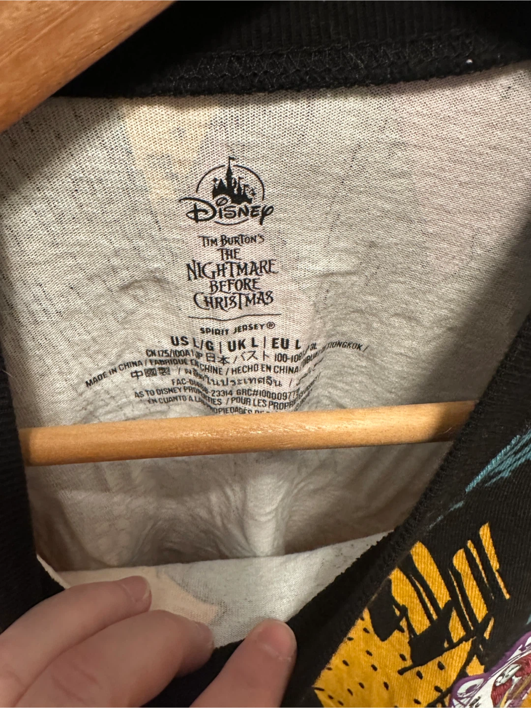 Disney Nightmare Before Christmas Spirit Jersey - L - photo 3