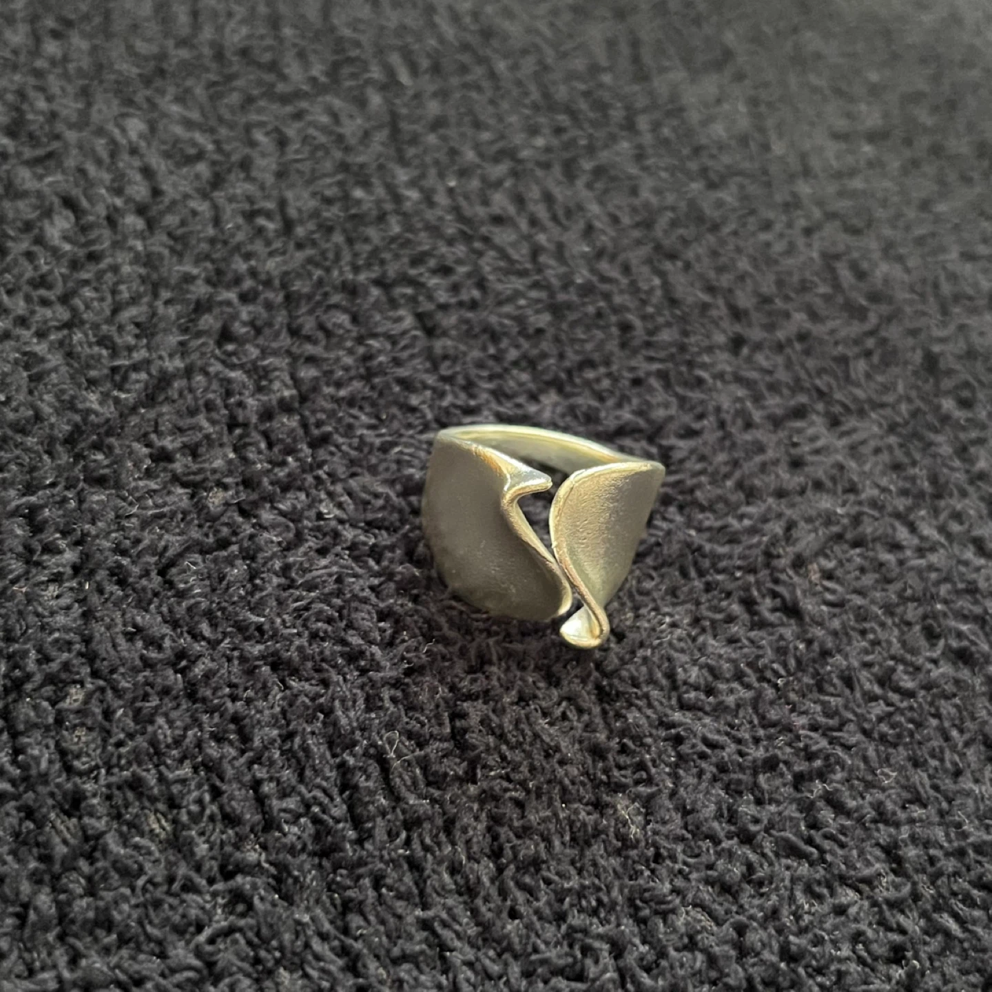 Silver Ring - Unique Design, adjustable ring - photo 2