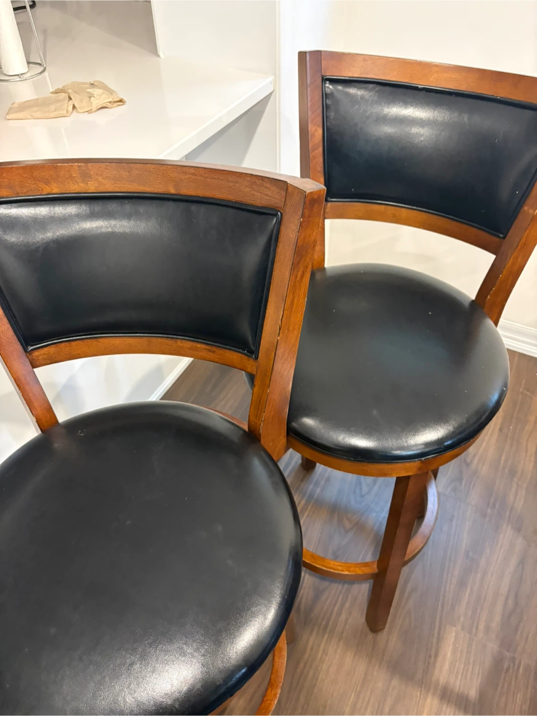 Swivel Bar Stools - Set of 2