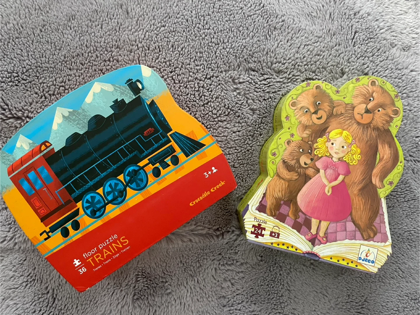 Crocodile Creek & Djeco Puzzles for toddlers.