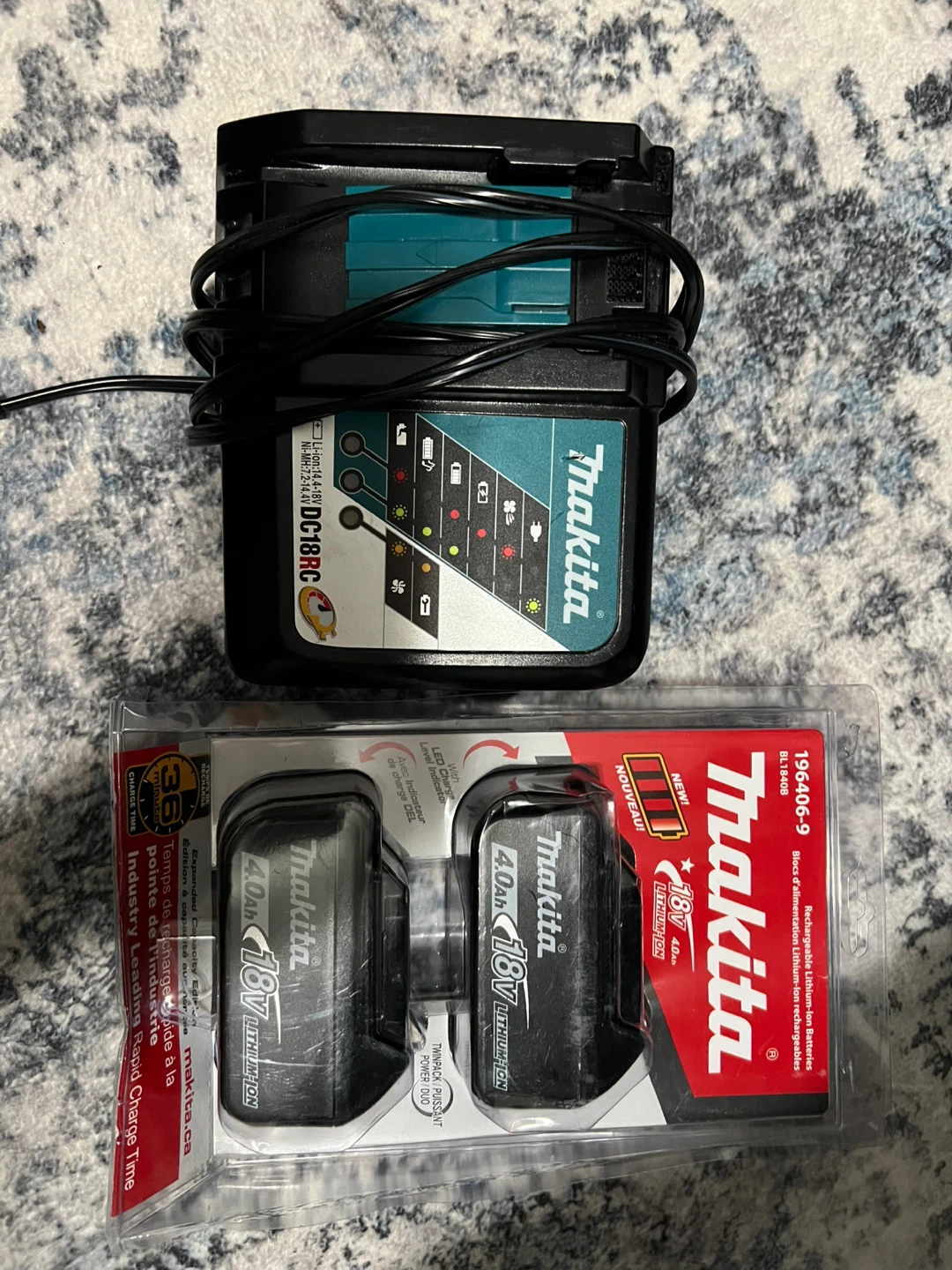 Makita 18V 4.0Ah Battery & Charger