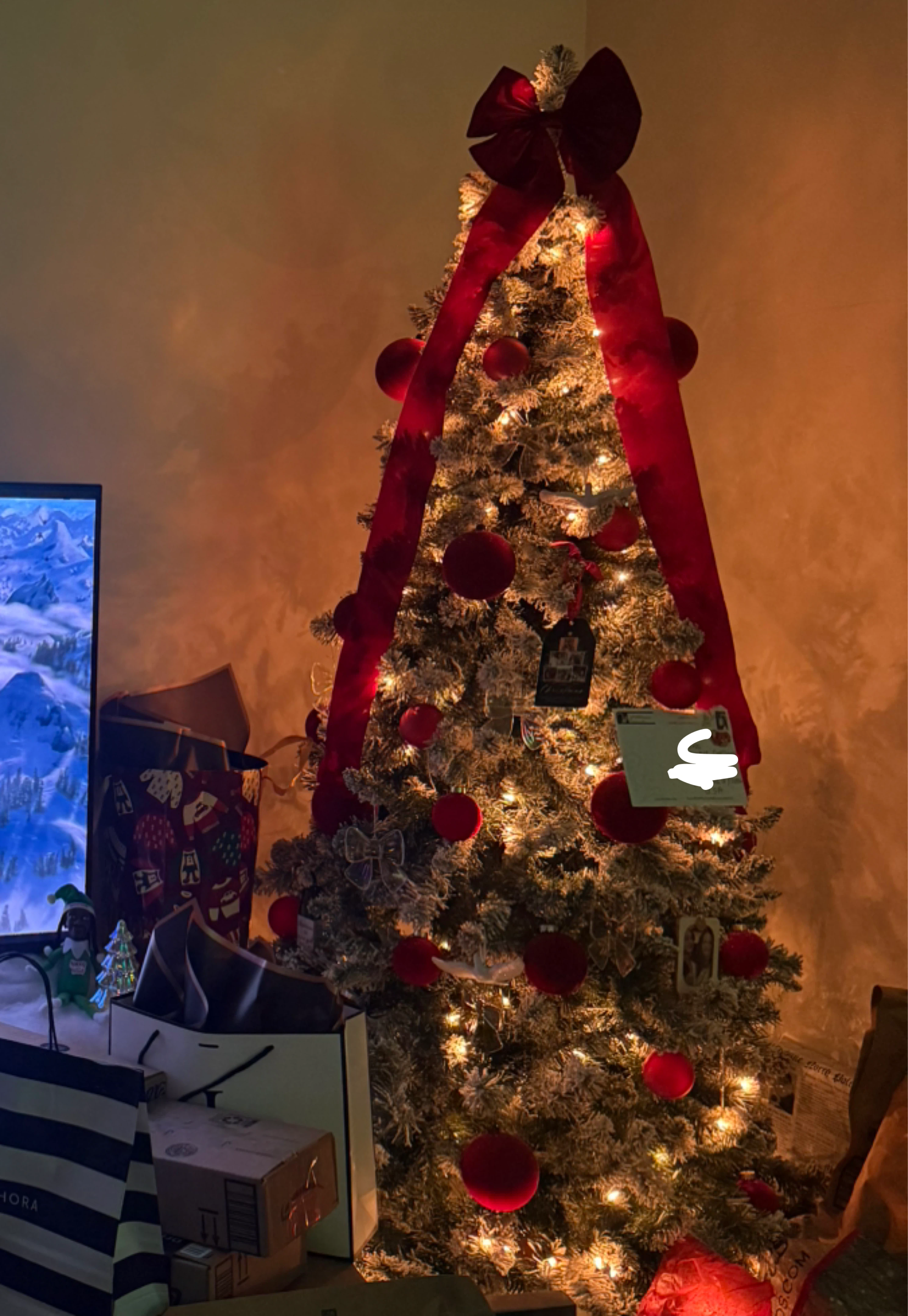 Christmas Tree 6.5ft Crystal Pine Christmas Tree - photo 3