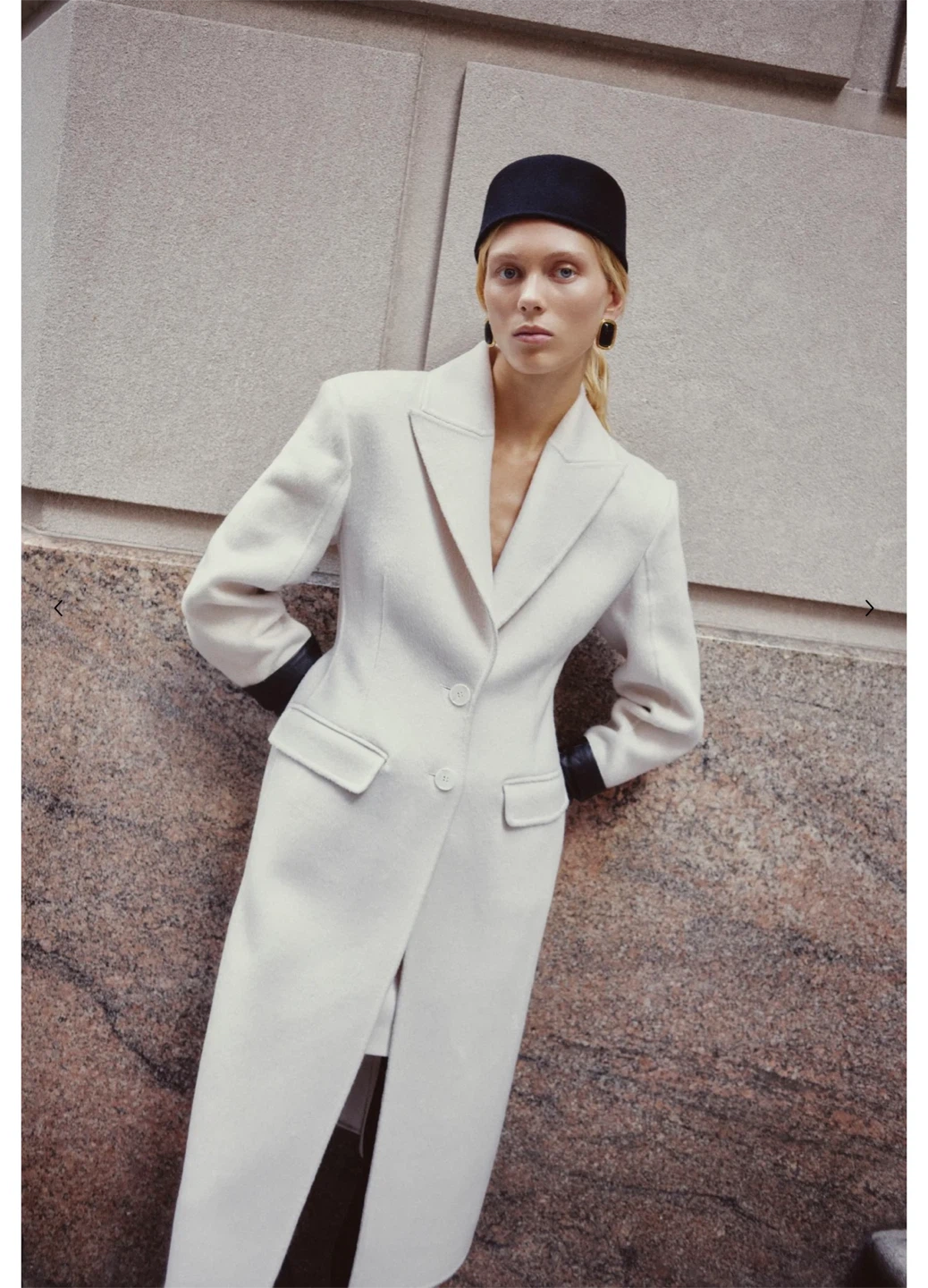 Lamarque Cynda Hourglass Wool Coat - photo 4