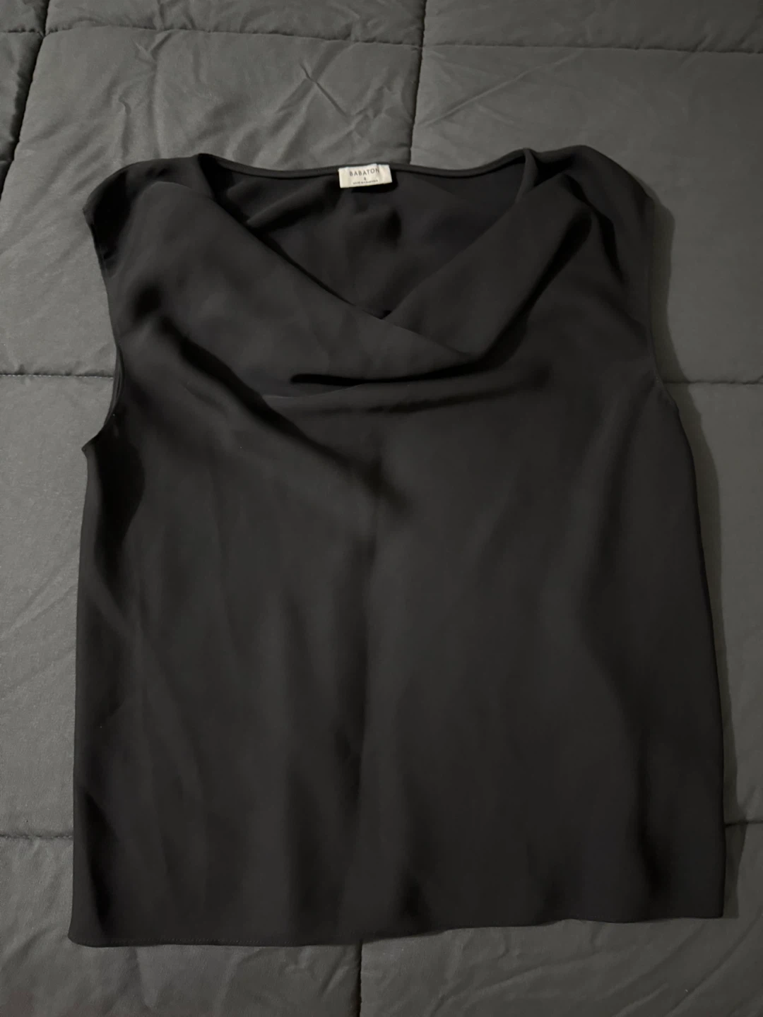 Babaton Cosmopolitan Blouse - Matte Satin Cowlneck - photo 2
