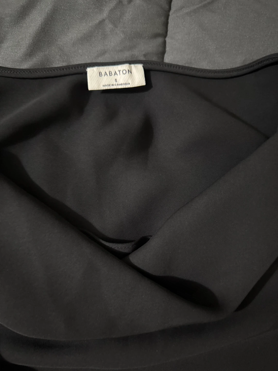 Babaton Cosmopolitan Blouse - Matte Satin Cowlneck - photo 3