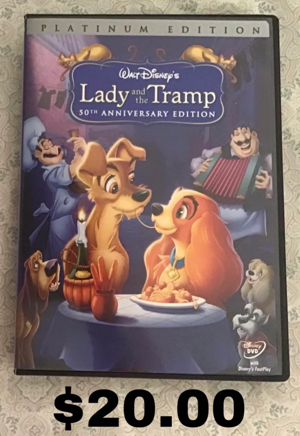 Walt Disney's Lady and the Tramp 50th Anniversary Edition DVD