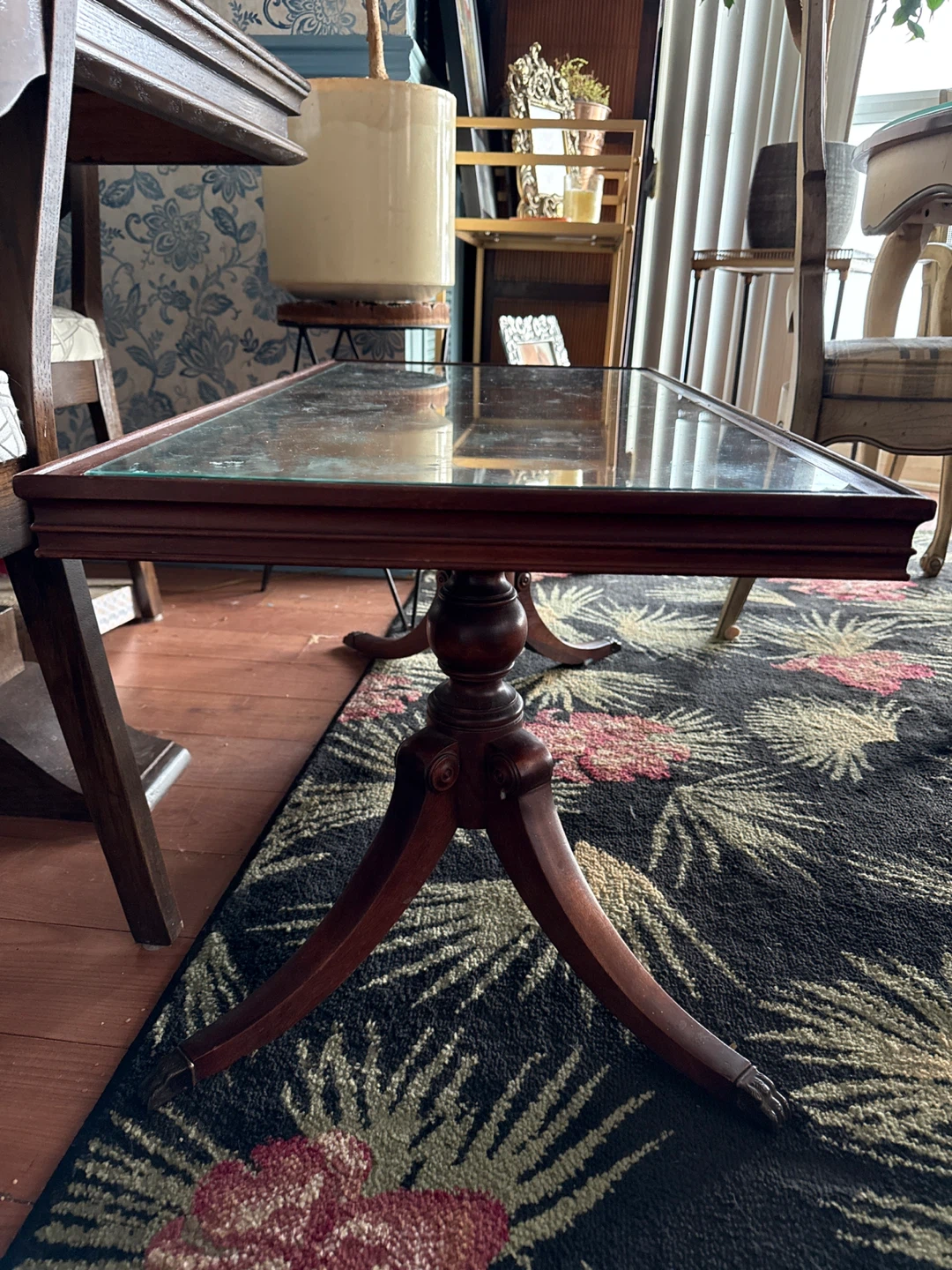 Glass Top Coffee Table - photo 2