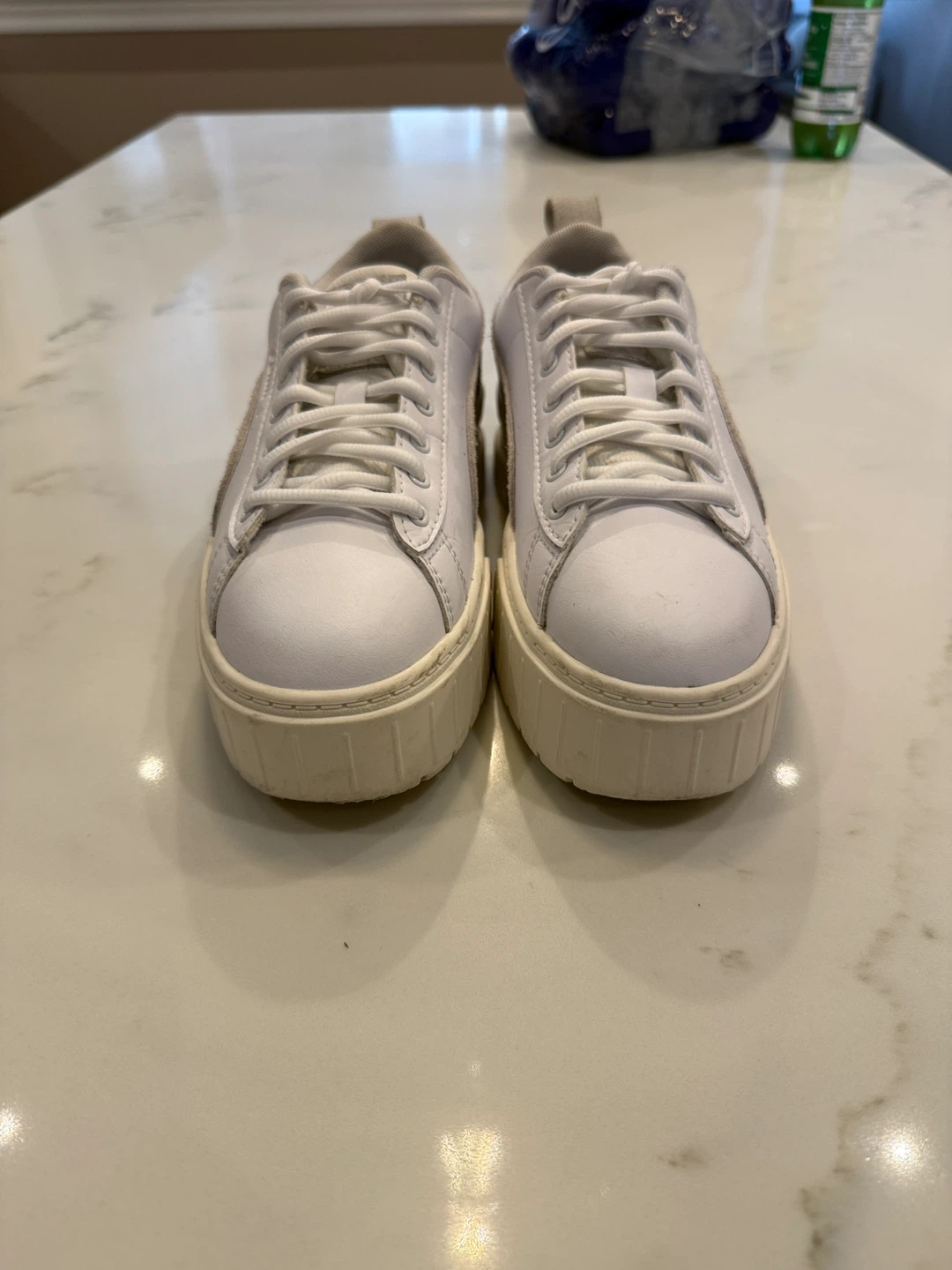 Puma Mayze Platform Sneakers - White - photo 3