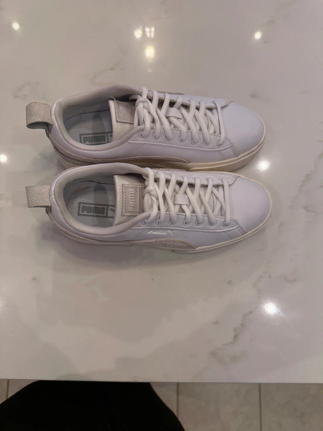 Puma Mayze Platform Sneakers - White - photo 5