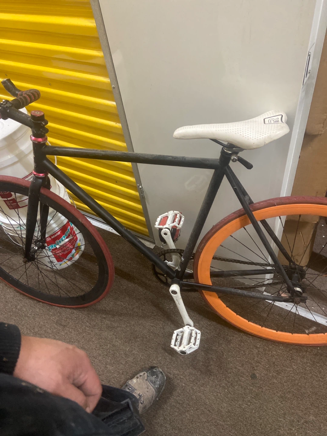 Black Fixie Bike