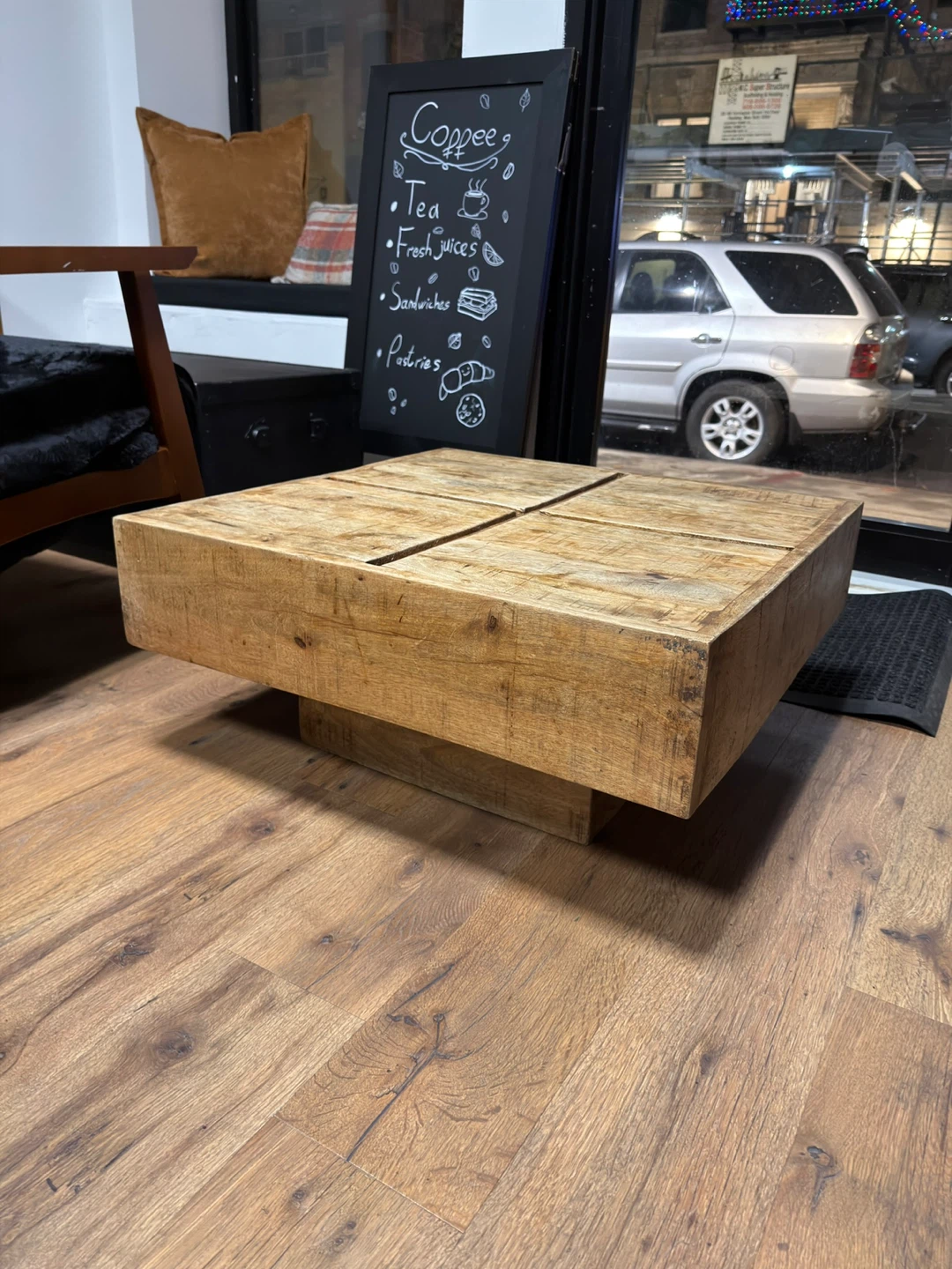 Wood Coffee Table - photo 2