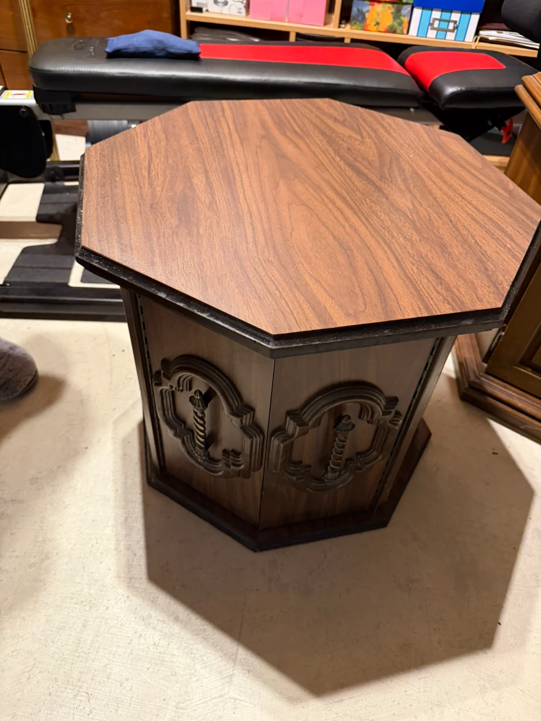 living room side table with doors - photo 3