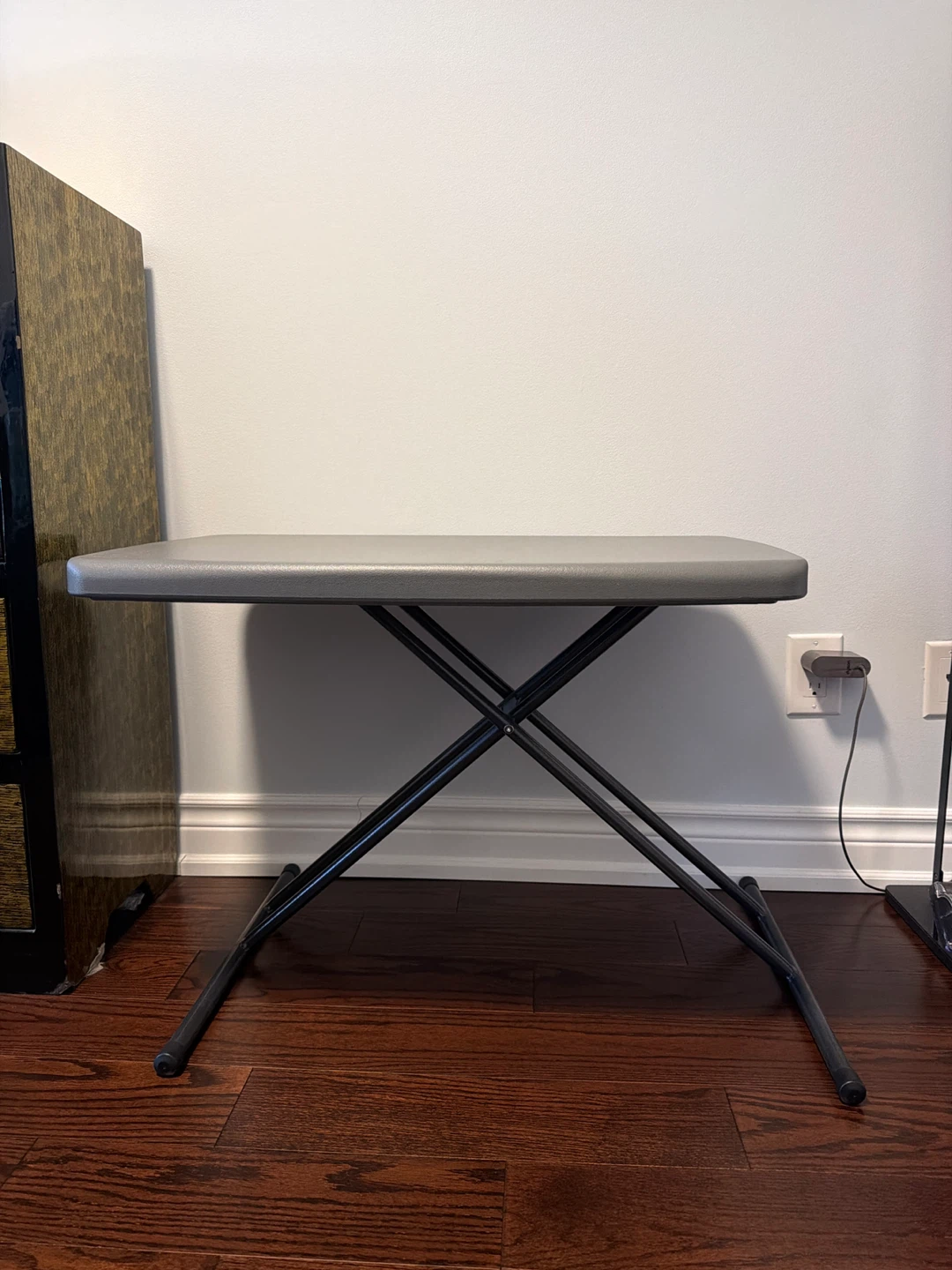 Grey Adjustable Folding Table 30” x 19”