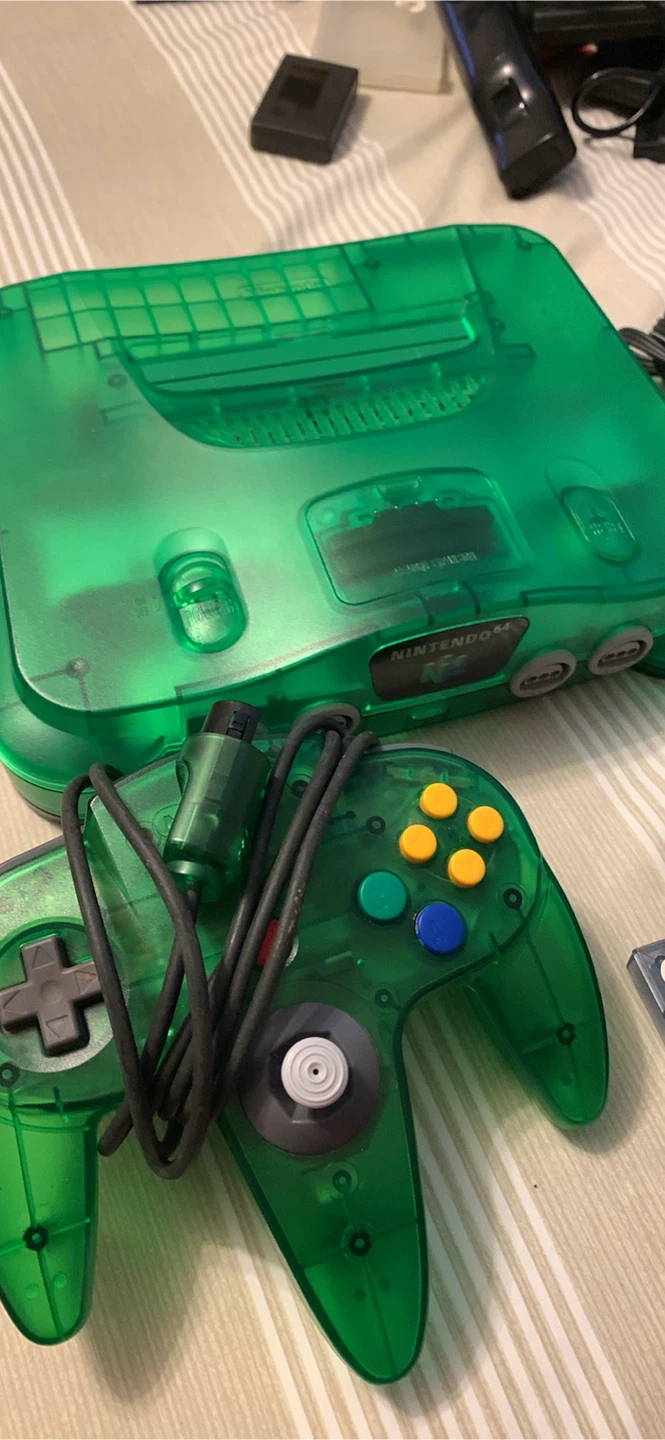 Nintendo 64 (N64) Jungle Green Console - photo 2