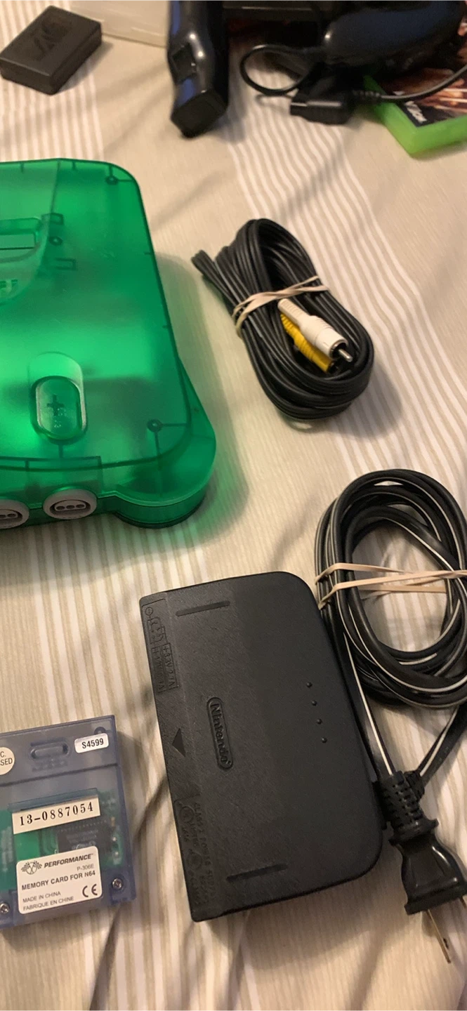 Nintendo 64 (N64) Jungle Green Console - photo 3