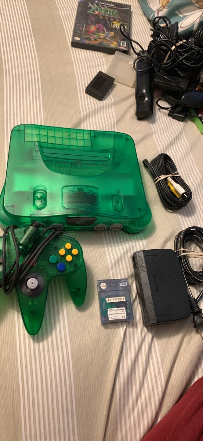 Nintendo 64 (N64) Jungle Green Console