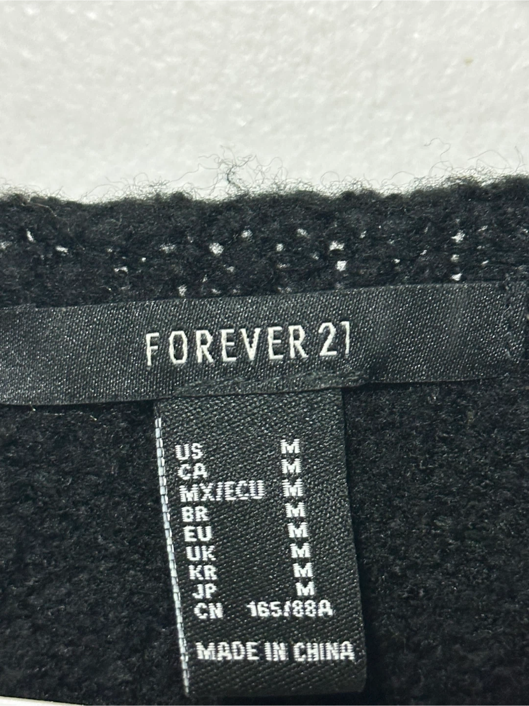Forever 21 Black Wrap Sweater - Size M - photo 3