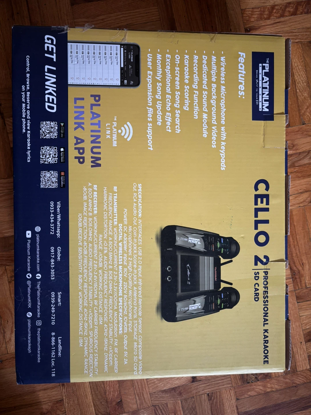 Platinum Cello 2 Professional Karaoke System