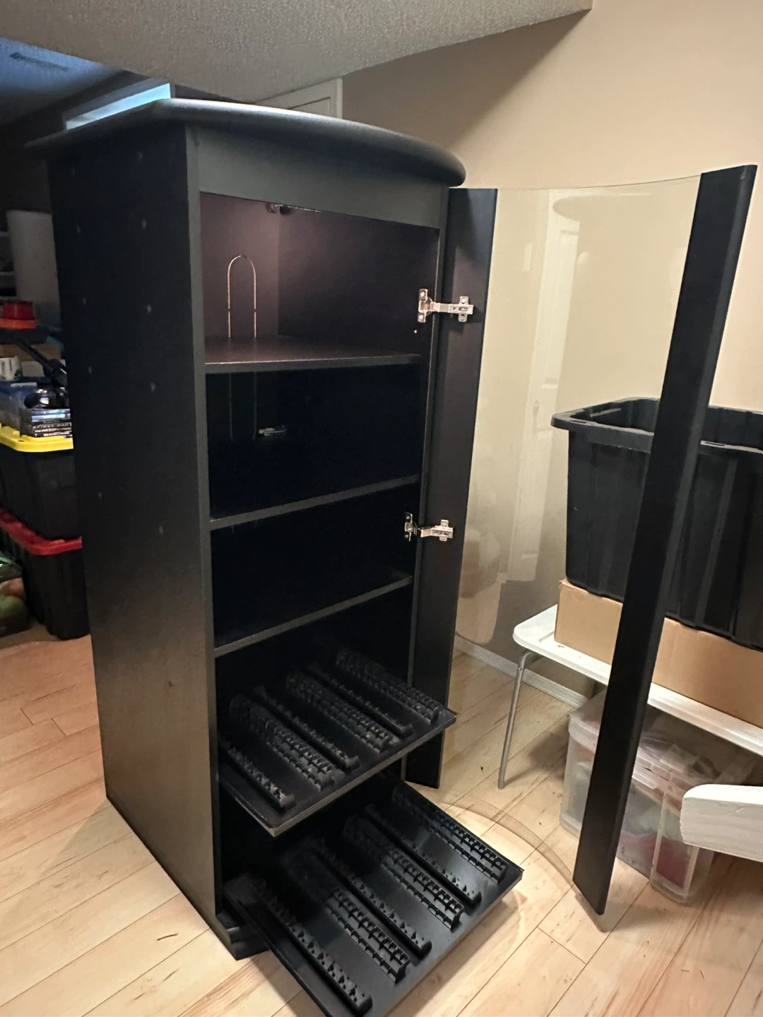 Black Display Cabinet - Set of Two - photo 3