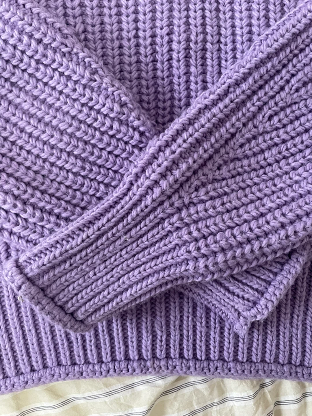 H&M Purple Knit Turtleneck - Size XL - photo 3