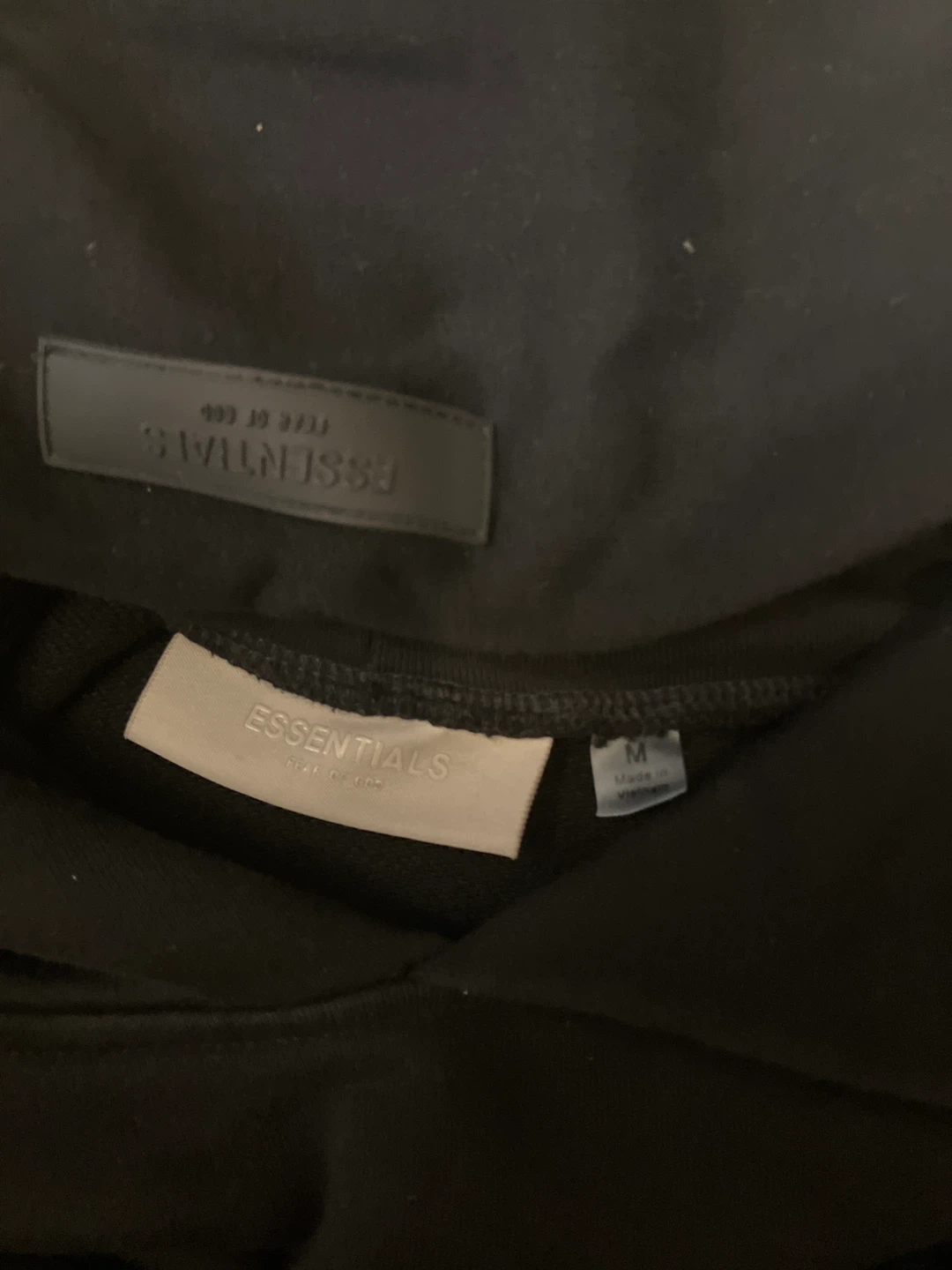 Essentials Fear of God Black Hoodie - Size M - photo 3