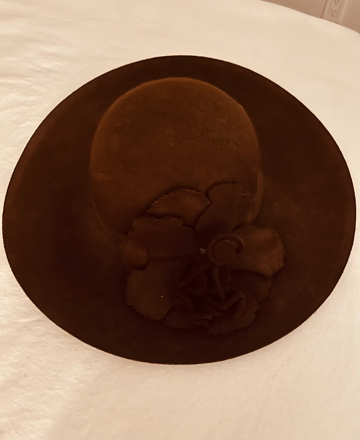 Brown Wool Hat - Size 57cm - photo 3