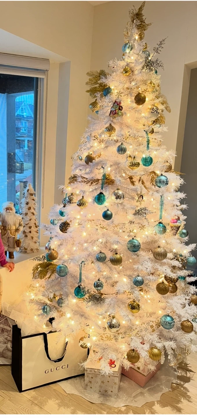 7.5 ft White Christmas Tree - photo 3