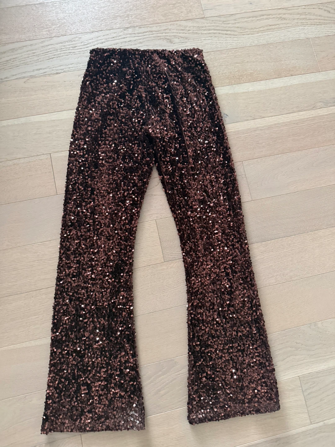 Zara brown sequin pants - woman’s size medium - photo 2