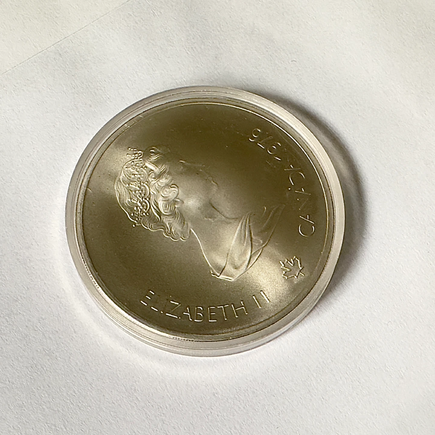1976 1.44 OZ Silver Montreal Olympics $10 - .925 Silver Coin - photo 2