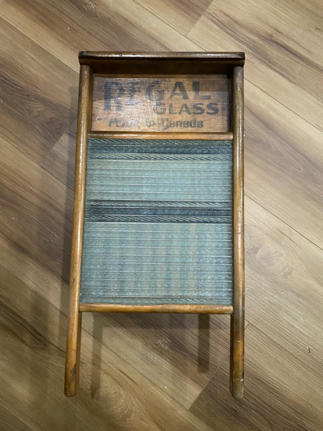 Vintage Regal Glass Washboard - Made in Canada