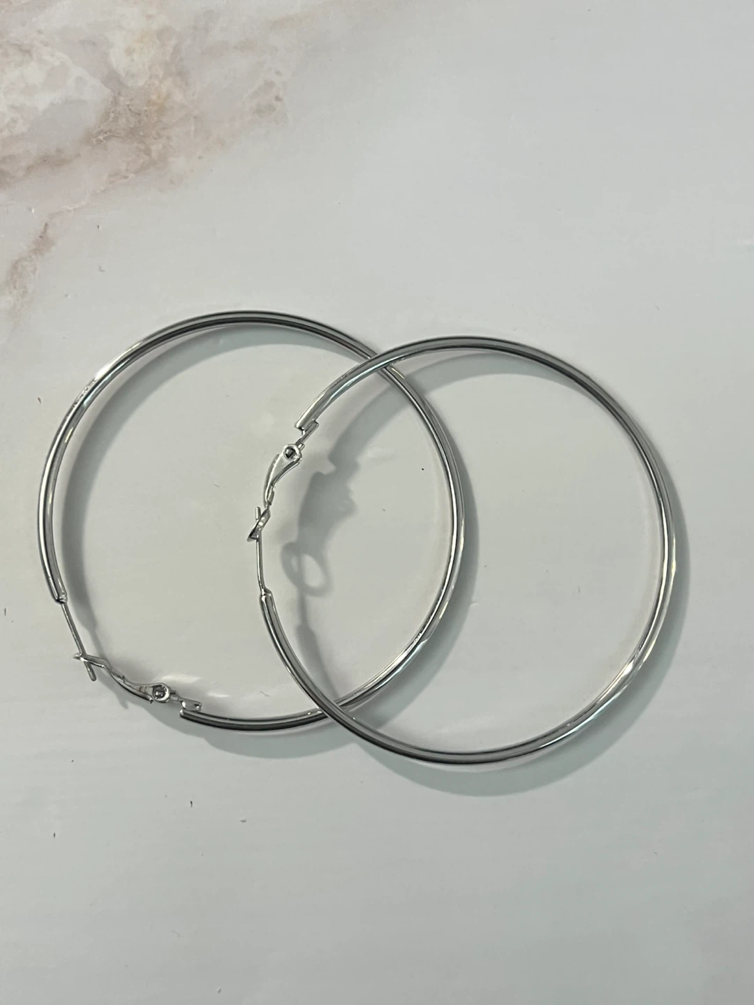Silver Hoop Earrings