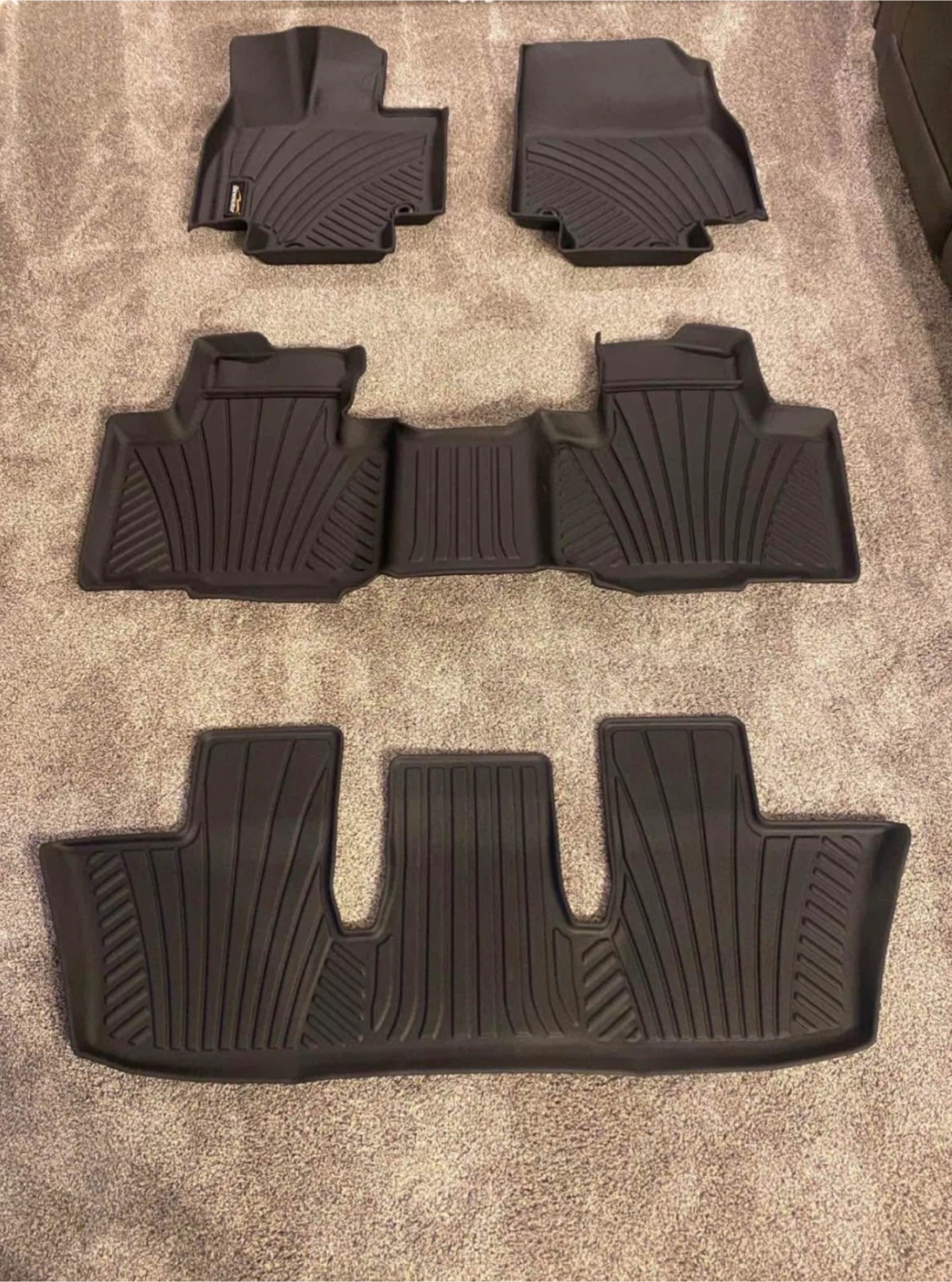 Floor Liners Toyota Grand Highlander 2024 2025（Not XLE Models)