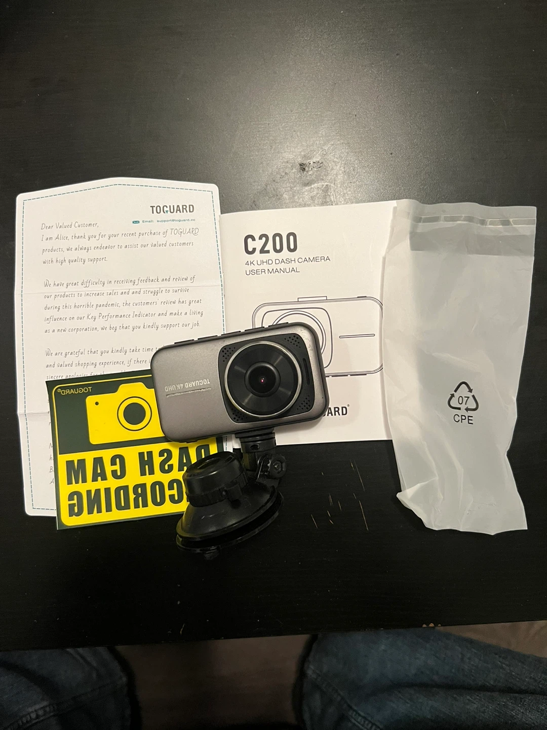 TOGUARD C200 4K UHD Dash Camera - Like New! - photo 3