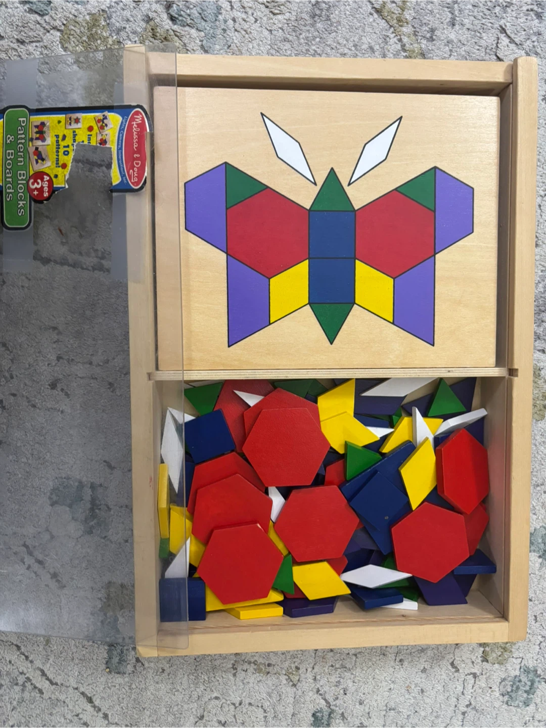 Melissa & Doug Pattern Blocks & Boards Set