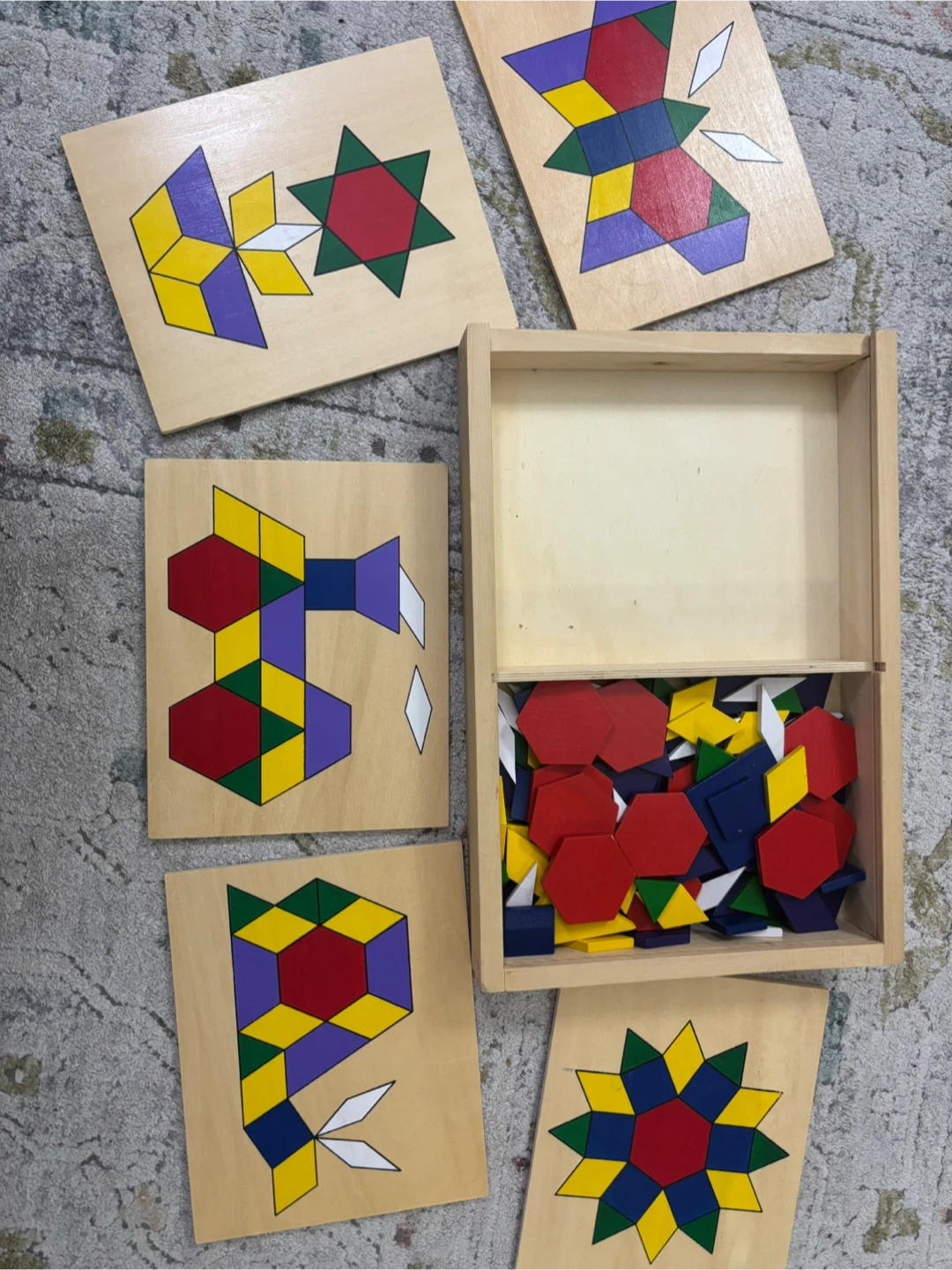 Melissa & Doug Pattern Blocks & Boards Set - photo 2