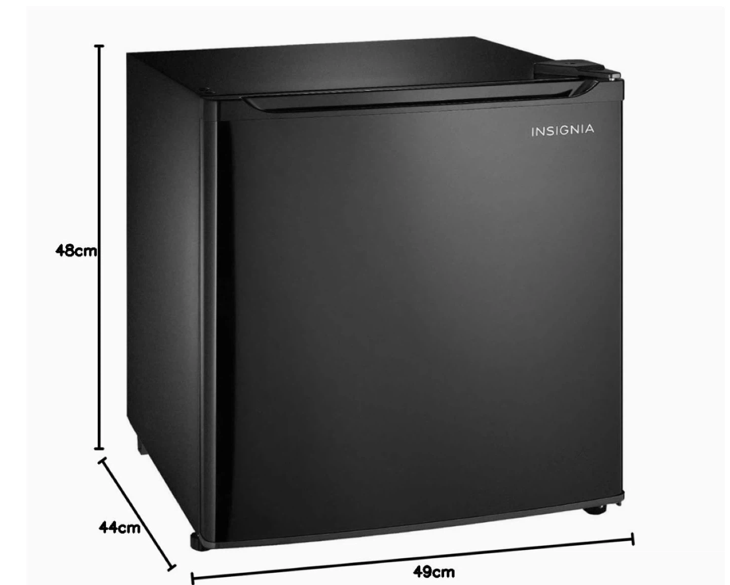 Insignia Compact 1.7 Cu. Ft. Fridge - Black - photo 5