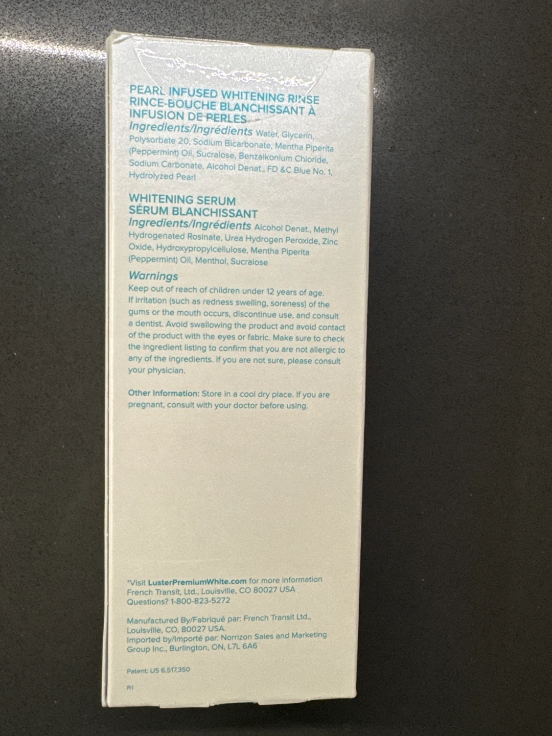 Luster Premium White Pearl 2 Minute Whitening Kit - photo 3