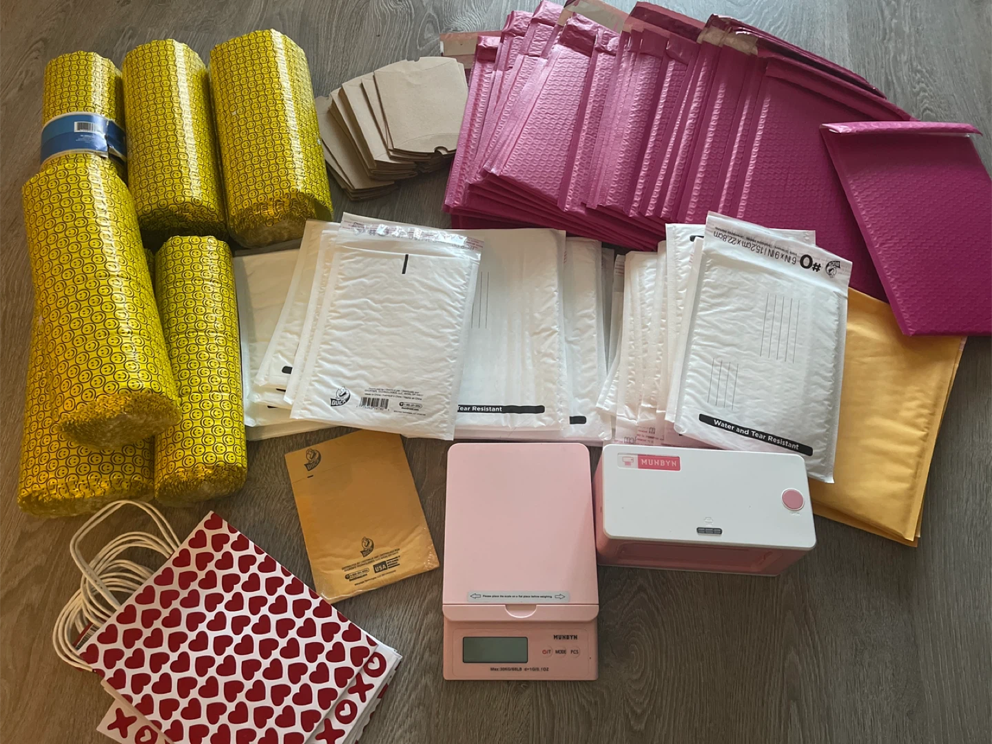 MUNBYN Printer and scale plus Shipping Supplies Bundle - photo 2