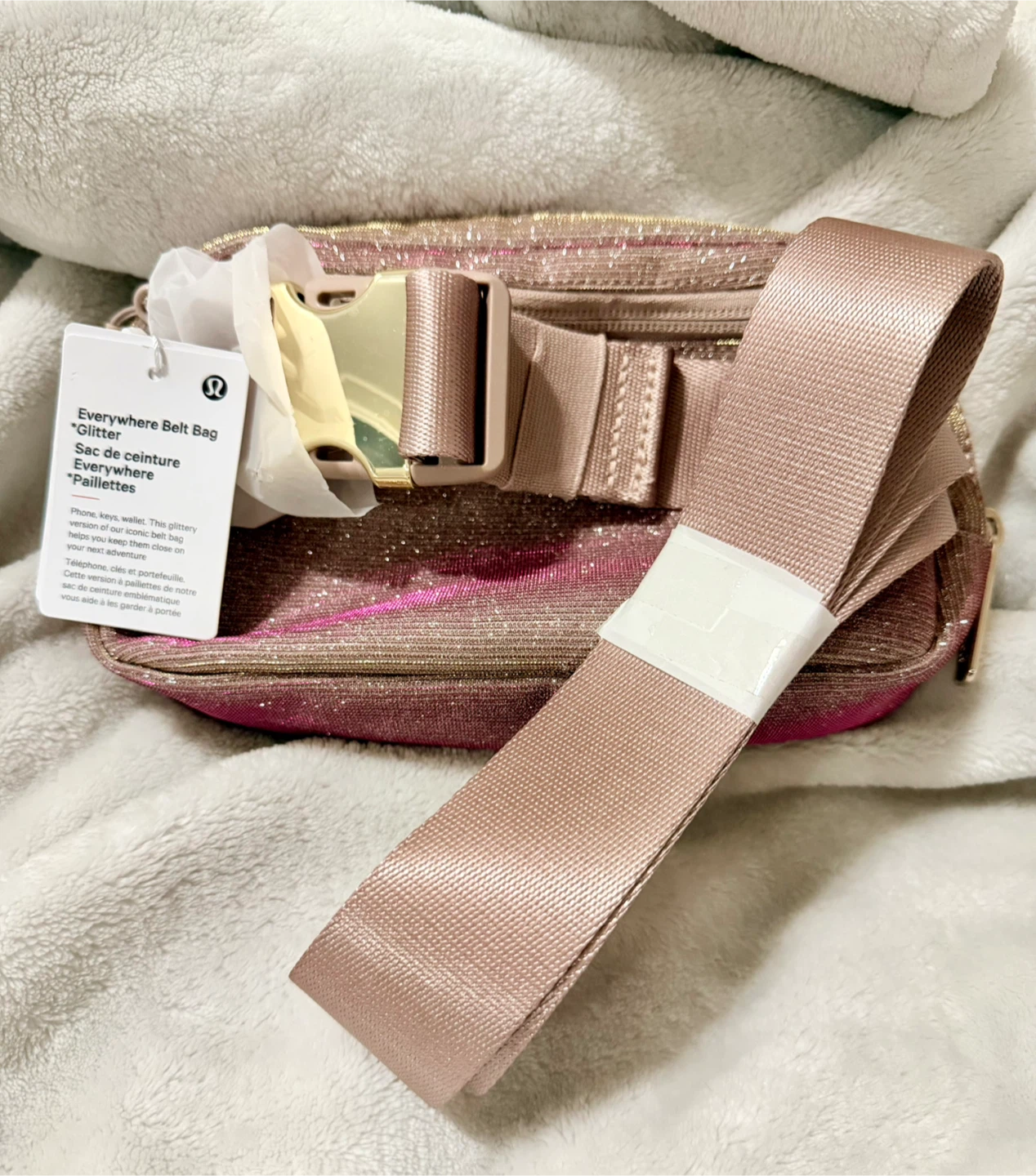 🆕Lululemon Everywhere Belt Bag Glitter - photo 2