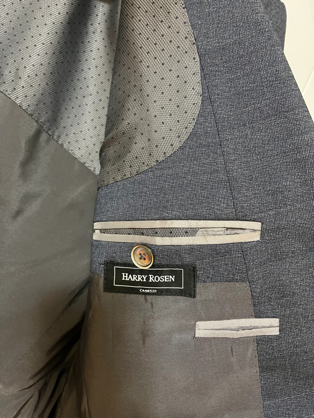 Harry Rosen Boss Grey Blazer Men Size 42 - photo 3
