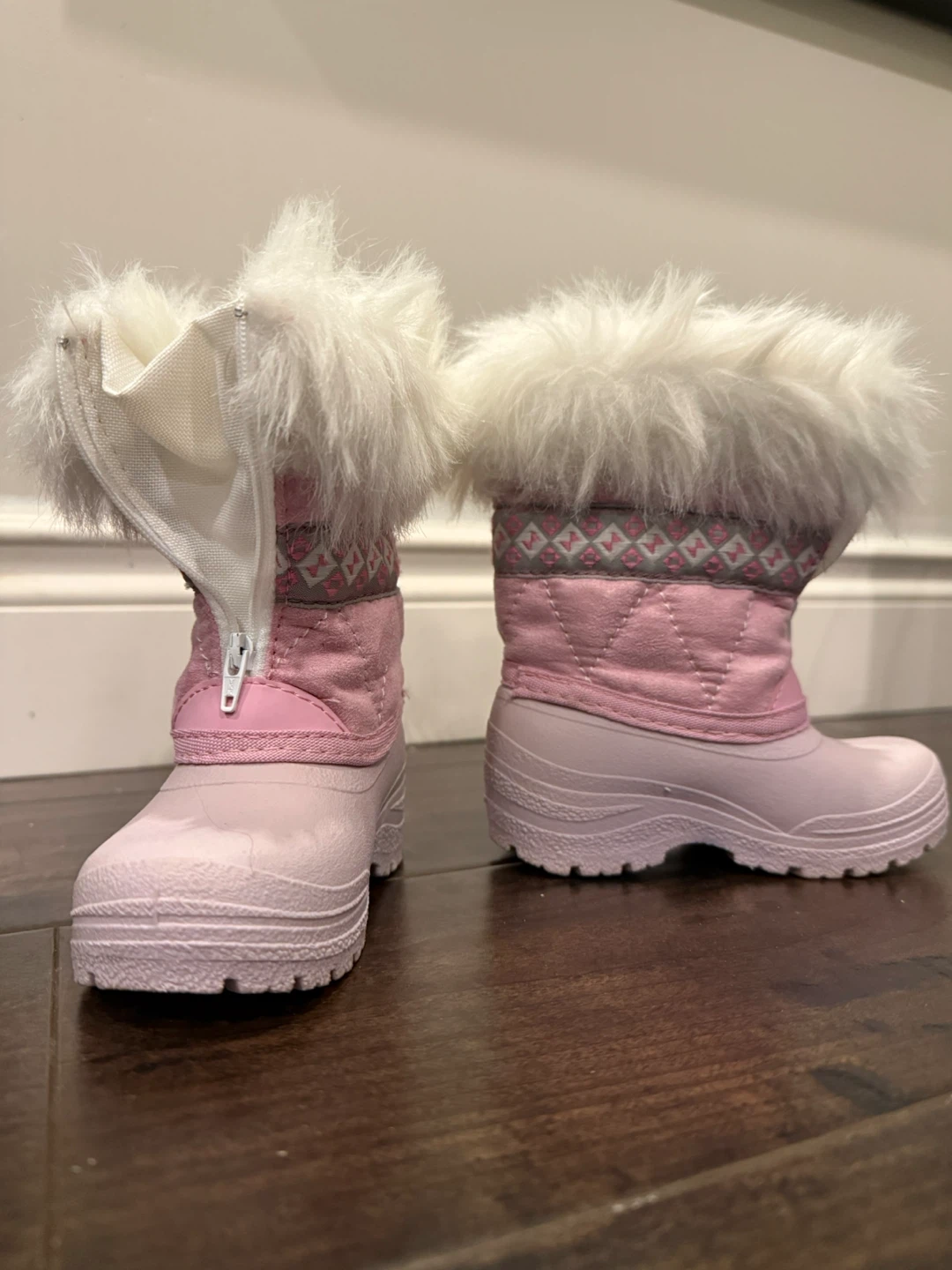 Arctic Track Pink baby Winter Boots - Size 5