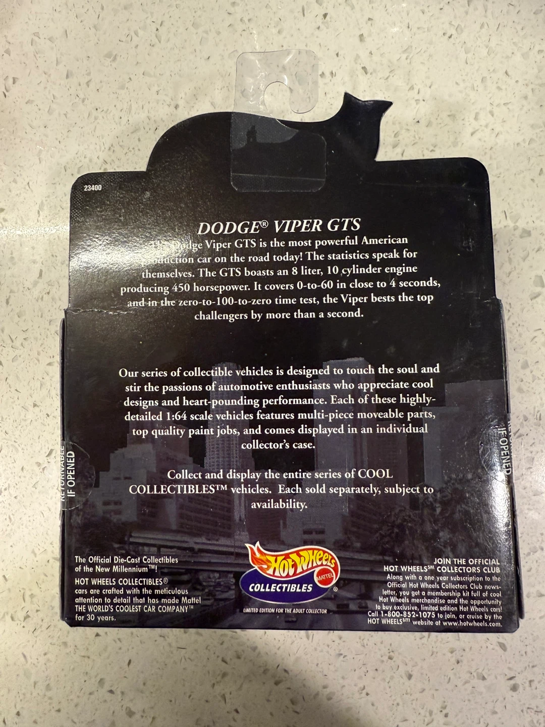 Hot Wheels Limited Edition Collectible Dodge Viper GTS - photo 4