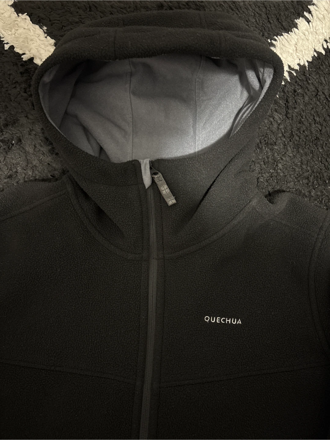 Quechua Fleece Zip-Up Hoodie - XL (Fits Medium/Large) - photo 2