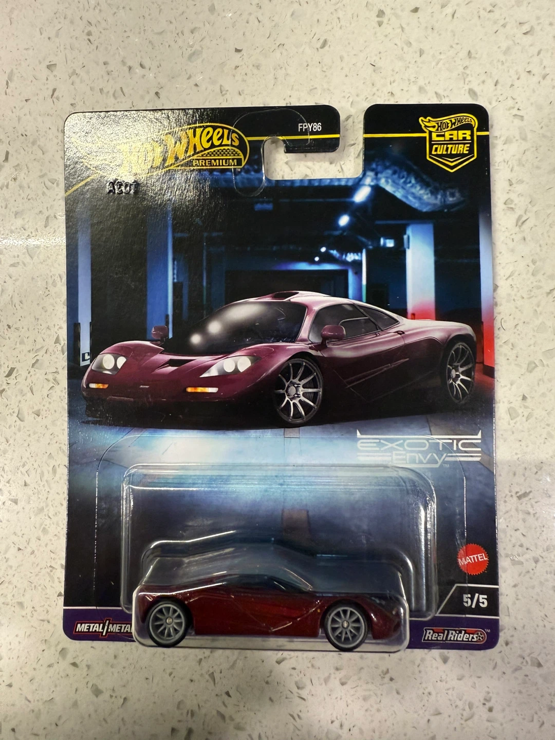 Hot Wheels McLaren F1 Exotic Envy series