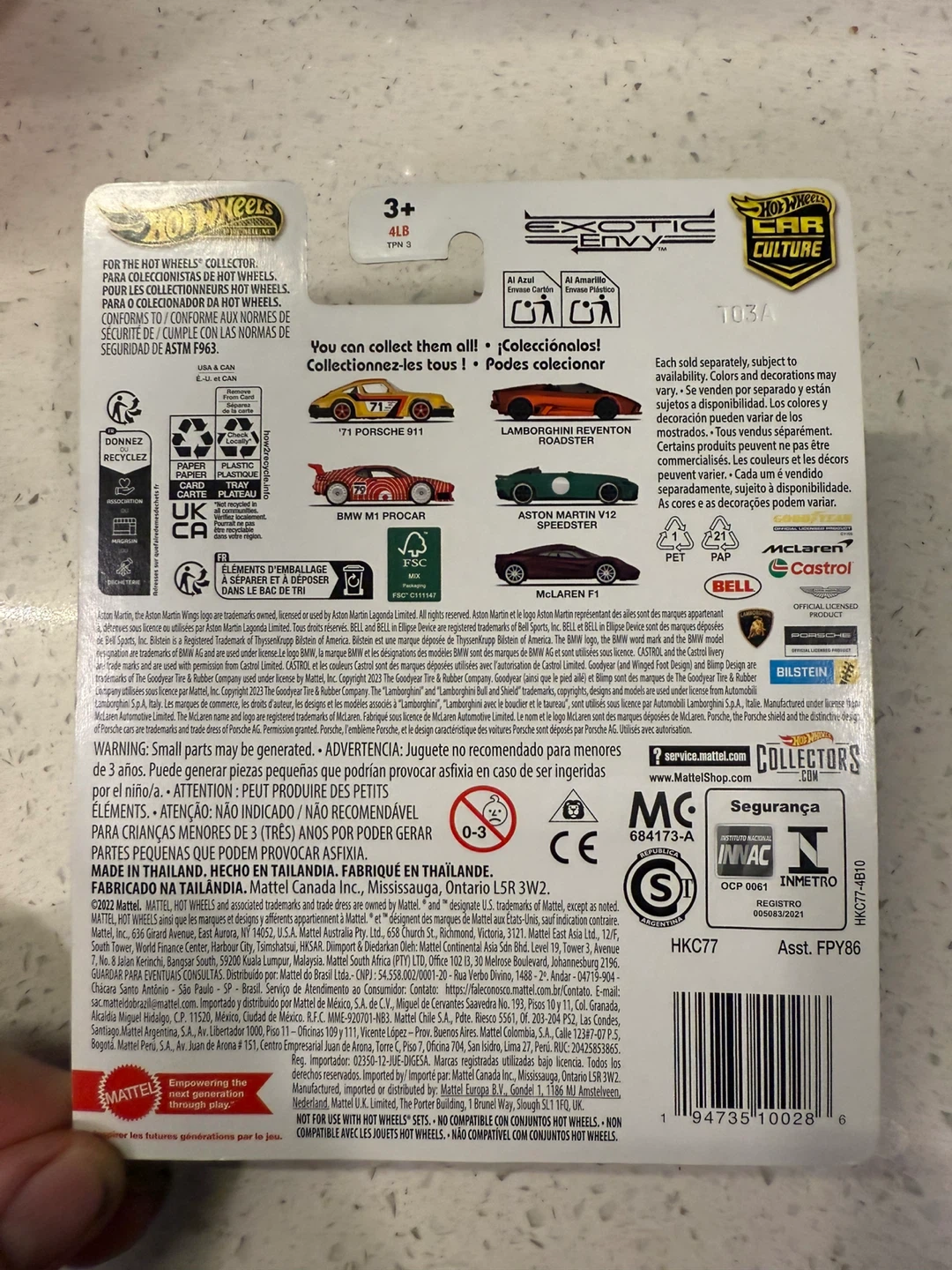 Hot Wheels McLaren F1 Exotic Envy series - photo 2