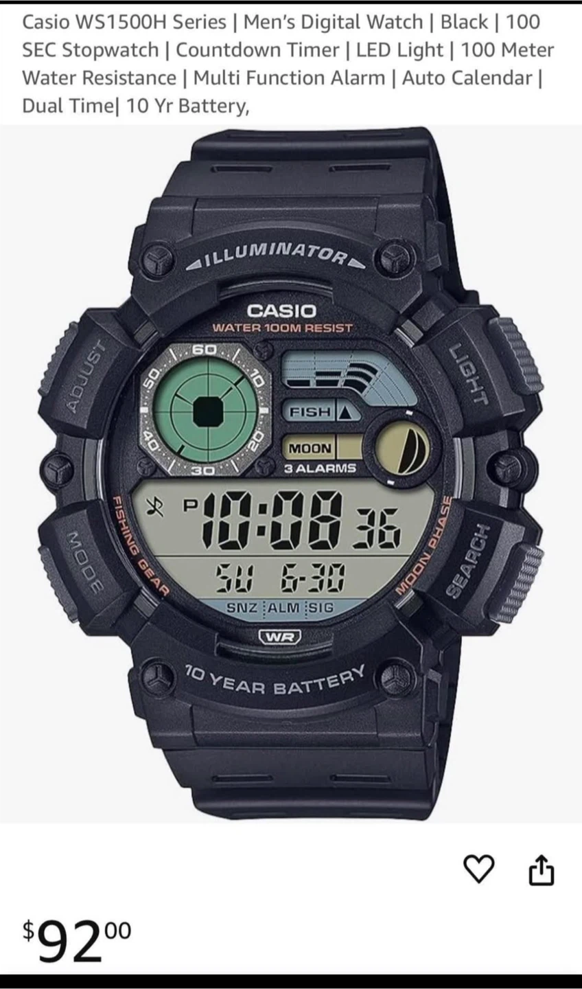 New Casio Men's Digital Watch - photo 4